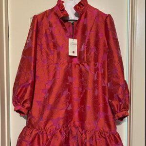 Tuckernuck Red Fil Coupe Palmerston Dress